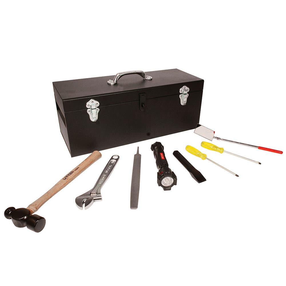 Juego básico industrial para soldador y argonero 9 pieza, con caja D7C20 Urrea 98164