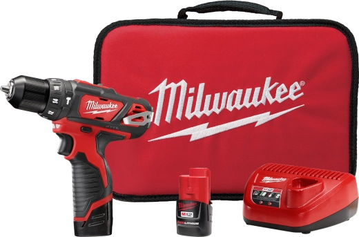 Kit de taladro percutor/destornillador M12™ de 3/8" Milwaukee 2408-22