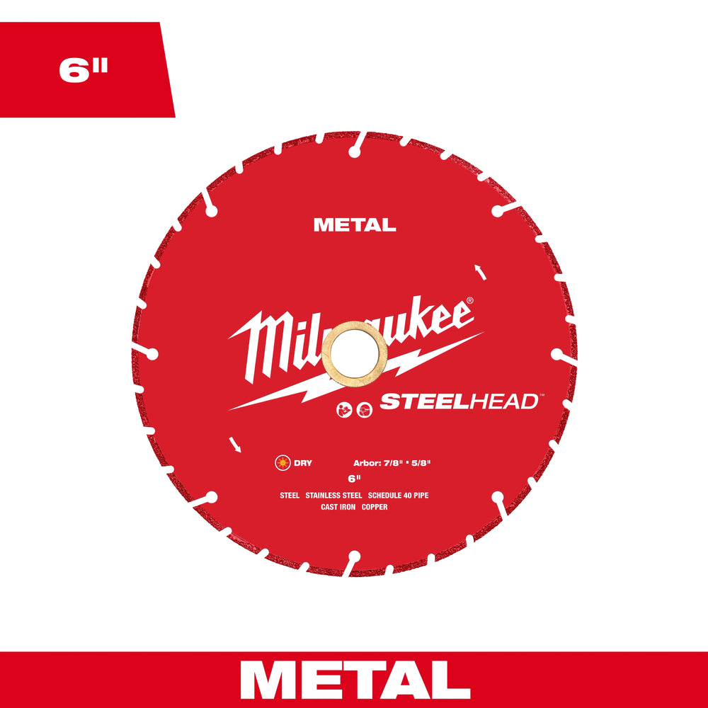 Hoja de diamante para cortar metal STEELHEAD™ de 6” Milwaukee 49-93-7815 - imagen 2