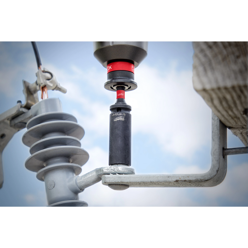 Cubo 2 en 1 Shockwave 12PT de 15/16" y 1-1/8" para instalaciones eléctricas de alta tensión Milwaukee 49-66-5124 - imagen 4