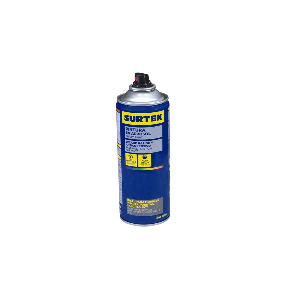Pintura en aerosol 400 ml color naranja Surtek AES416