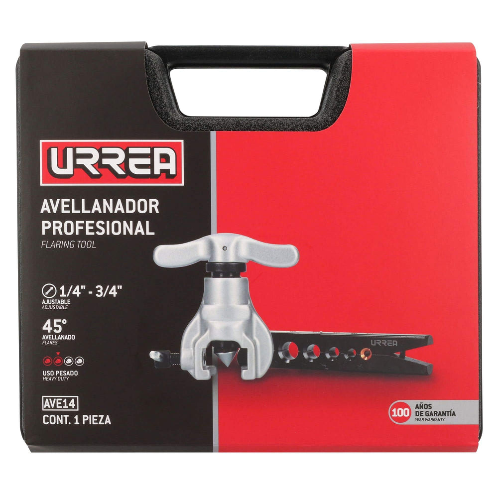 Avellanador con prensa ajustable de 1/4" a 3/4" Urrea AVE14 - imagen 8