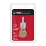 Carda copa ondulada alambre delgado 3/4" x 0.30 mm con zanco 1/4" Urrea C844 - imagen 3