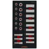 Juego de dados cortos y largos cuadro de 3/8" métricos 24 piezas, CH107-C Urrea CH107 - imagen 2