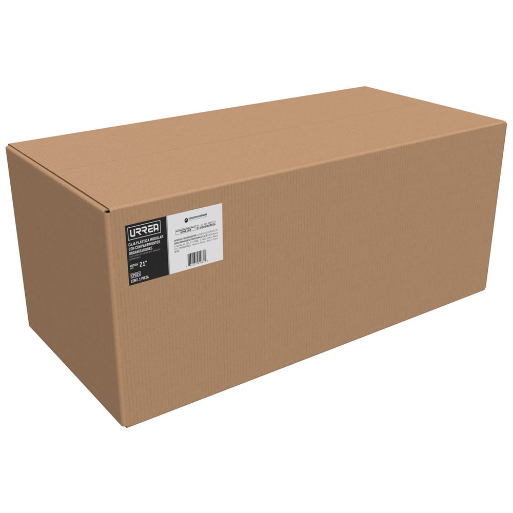 Caja portaherramientas plástica modular con organizador color negro 21"x 10" x 9" Urrea CPO21 - imagen 5
