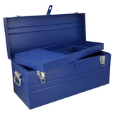 Caja portaherramientas métalica con asa plástica color azul 23" x 10" x 11" Urrea D8A - imagen 8