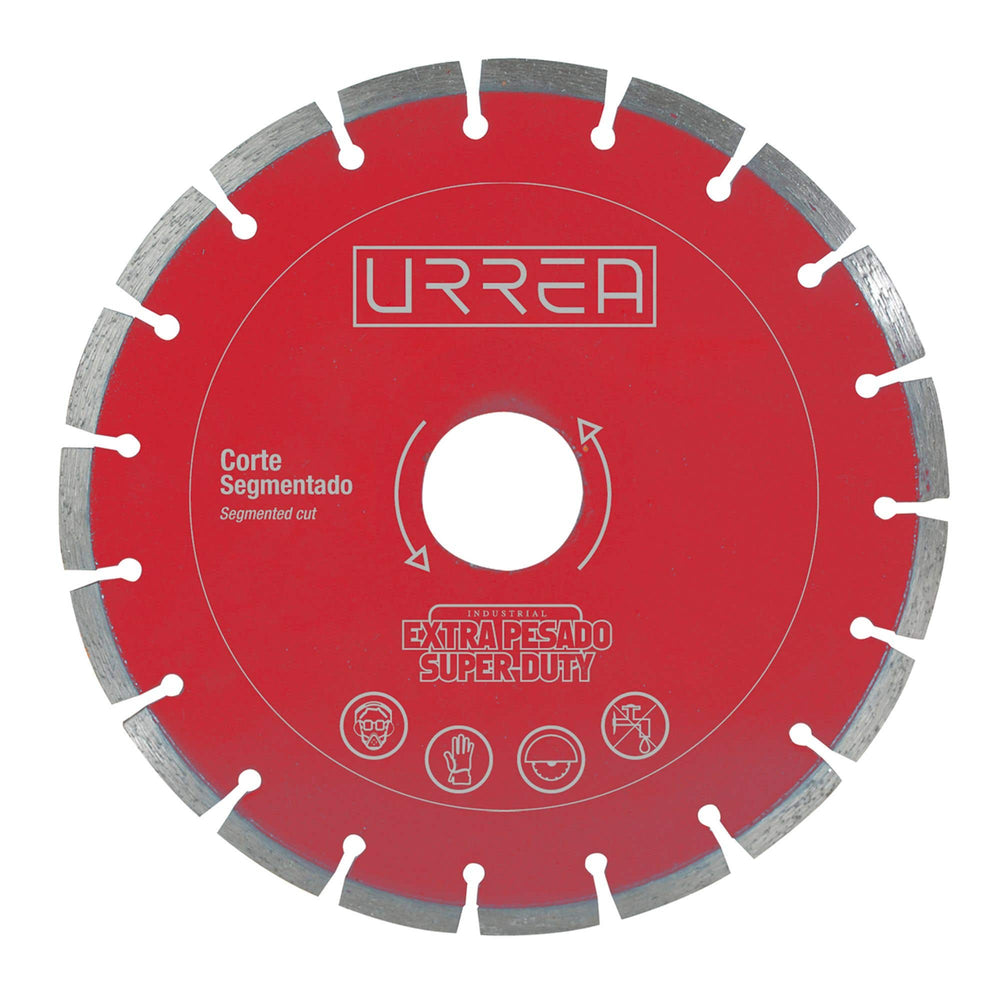 Disco de diamante segmentado 7",8,400 RPM Urrea DDES7