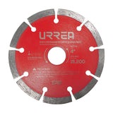 Disco de diamante segmentado, , 4-1/2",13,2000 RPM Urrea DDIS45