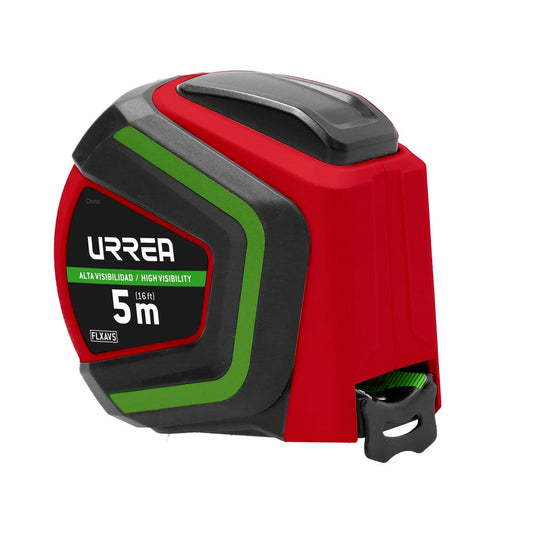 Flexómetro anti-impacto de alta visibilidad, 5 m x 27 mm Urrea FLXAV5 – imagen 2
