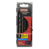 Juego de brocas premium de acero de alta velocidad zanco hexagonal, 5 piezas Urrea JBZH5 - imagen 3