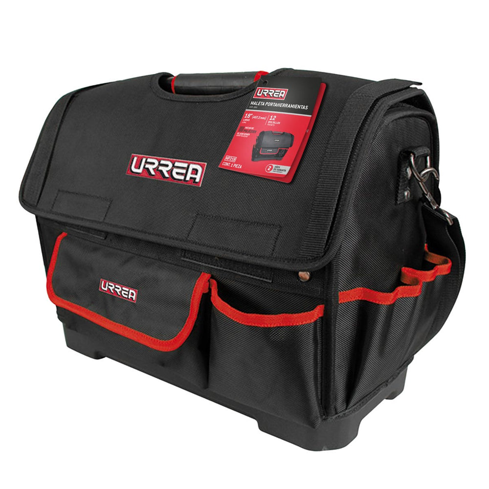 Maleta portaherramientas de poliéster 18" x 8" x 13" Urrea MP218 - imagen 3
