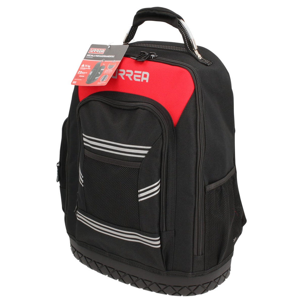 Mochila portaherramientas de poliéster extraíble 17"x13"x10", c/asa alambre Urrea MPE - imagen 6