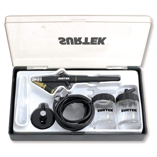 Juego de aerógrafo por succión capacidad 20 ml 35 PSI, 7 piezas Surtek PA2