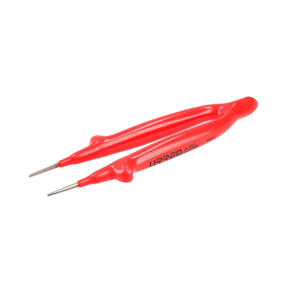 Pinza de precisión de 1000 V de punta recta, 6-1/2" Urrea PPR1V