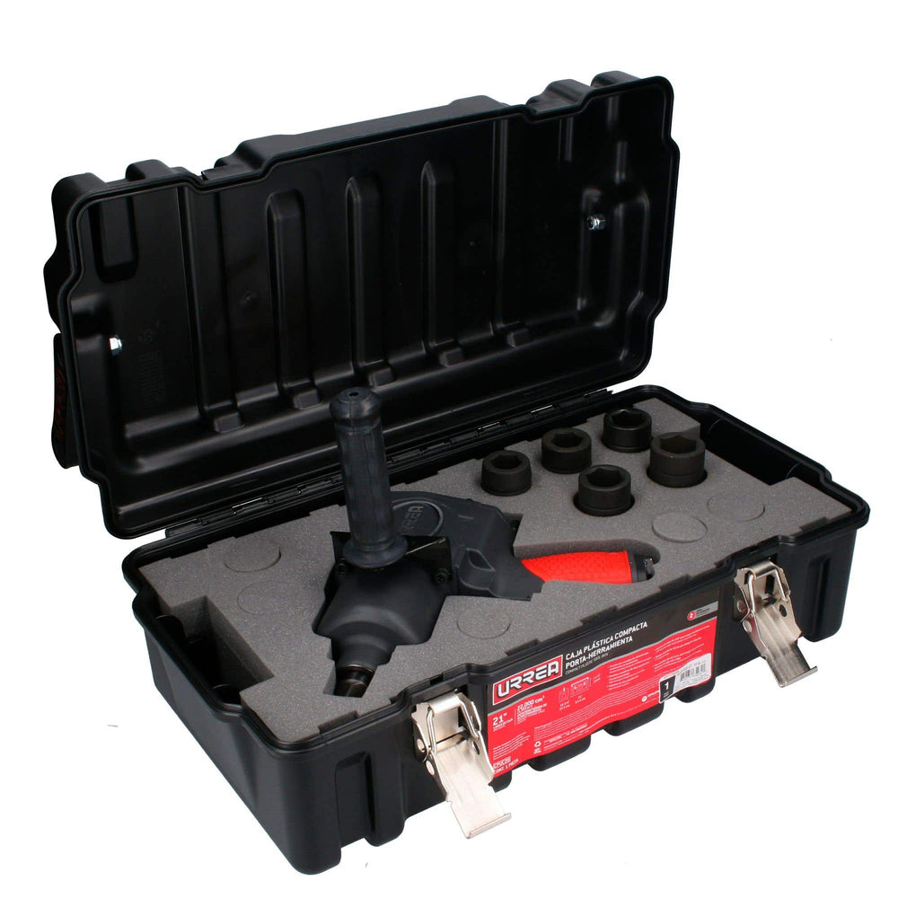 Juego de pistola de impacto neumática cuadro de 3/4" y accesorios en pulgadas, 7 piezas Urrea UP772HAK - imagen 3