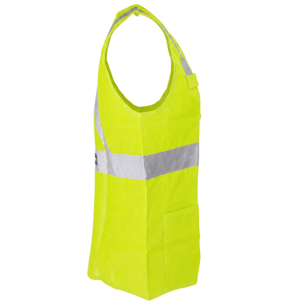 Chaleco de seguridad cerrado de alta visibilidad amarillo M Urrea USCH71 - imagen 5