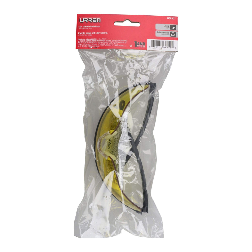 Lentes de seguridad modelo Apolo, ámbar Urrea USL007 - imagen 6