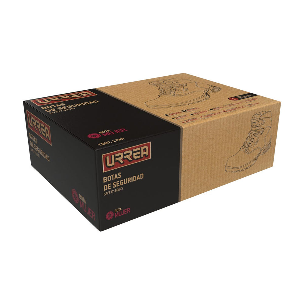 Botas de seguridad dieléctricas para mujer con casquillo de poliamida #22 cm Urrea USZM2 - imagen 4