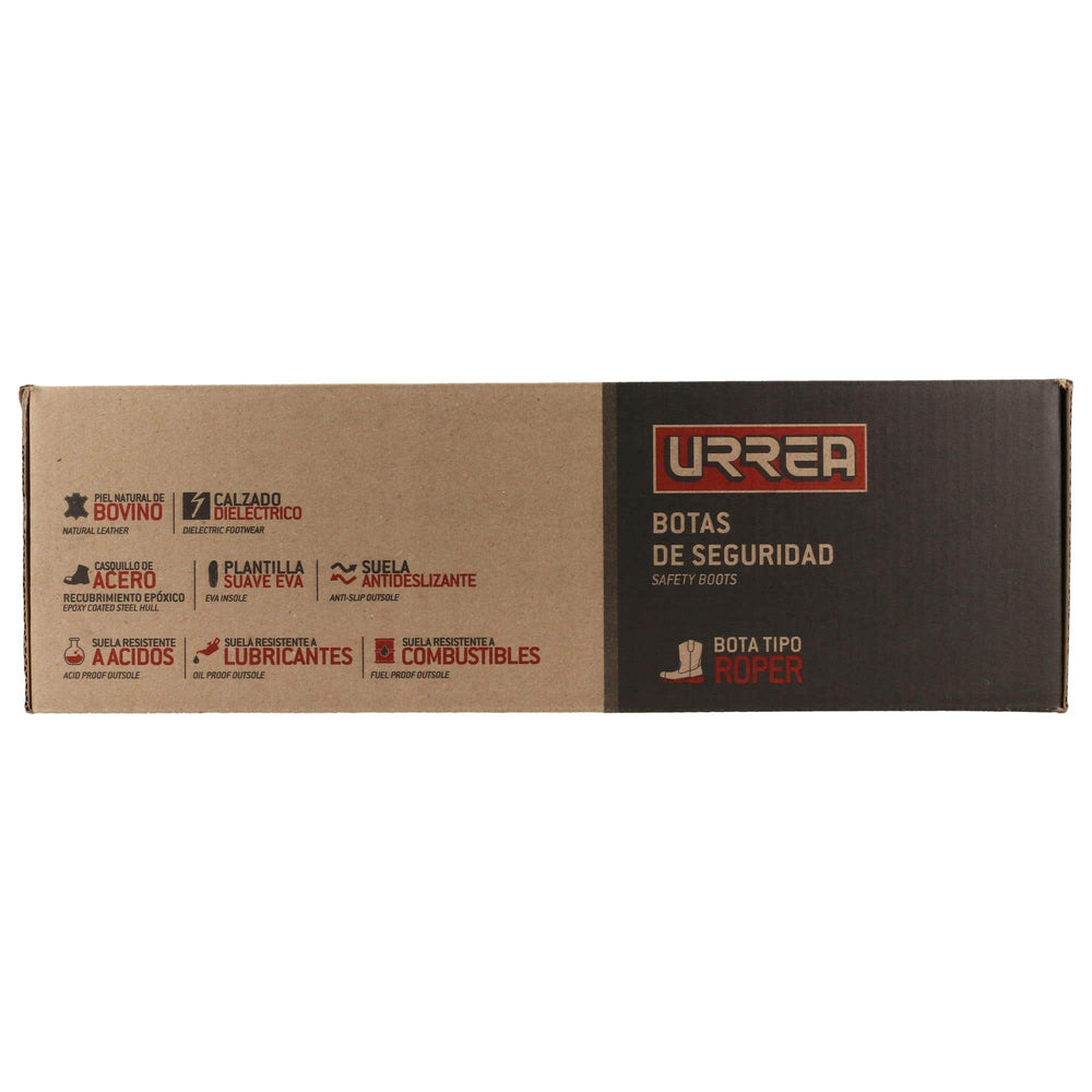 Botas de seguridad dieléctricas tipo roper con casquillo de acero #30 cm Urrea USZP10 - imagen 7