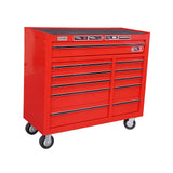 Gabinete móvil 11 gavetas color rojo serie X 41" Urrea X41M11