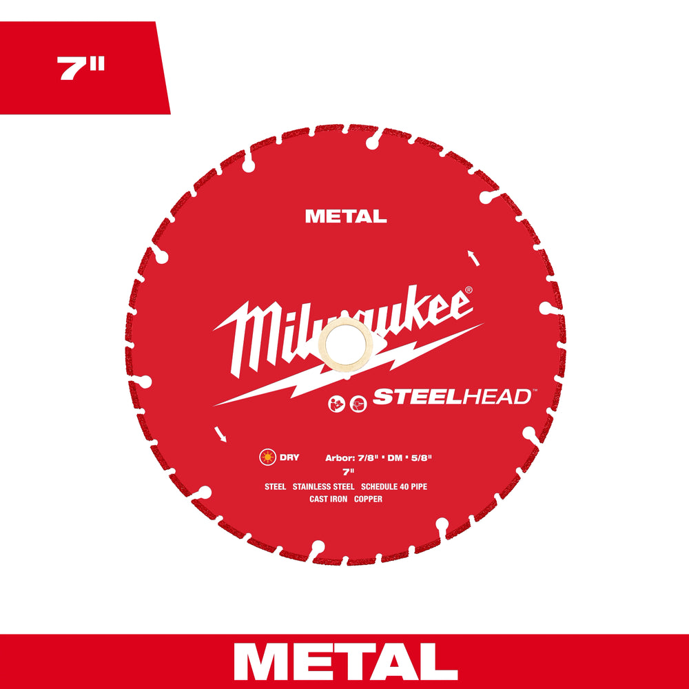 Hoja de diamante para cortar metal STEELHEAD™ de 7” Milwaukee 49-93-7820 - imagen 2