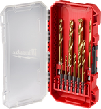 Juego de brocas de titanio métricas SHOCKWAVE Impact Duty™ RED HELIX™ de 10 piezas Milwaukee 48-89-4859