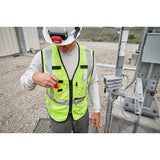 Chaleco de seguridad de malla amarilla de gran visibilidad clase 2 AR/FR Cat. 1, tallas S/M Milwaukee 48-73-5201 - imagen 6