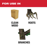 Largo 4” tpi 10 acero con alto contenido de carbono Milwaukee 48-42-2311 - imagen 3