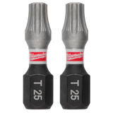Punta torx t25 x 1" - bulk (25) Milwaukee 48-32-4736
