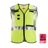 Chaleco de seguridad amarillo desprendible de gran visibilidad clase 2 AR/FR Cat. 1 - S/M (ANSI/CSA) Milwaukee 48-73-5311 - imagen 2