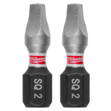 Punta inserto cuadrada # 2 10pk para contratista Milwaukee 48-32-5008