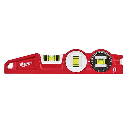 Nivel de torpedo fundido a presión de 10" con tubo de 360 grados de bloqueo Milwaukee 48-22-5210