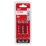 Juego de 3 piezas de brocas sierra de diamante DIAMOND MAX™ Milwaukee 49-56-0500