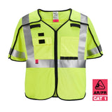 AR/FR Cat. Chaleco de seguridad amarillo desprendible de gran visibilidad clase 3 AR/FR Cat. 1, tallas S/M (ANSI/CSA) Milwaukee 48-73-5231 - imagen 2