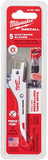 Hoja para tubería SAWZALL® - Paquete de 5 unidades Milwaukee 48-00-1630