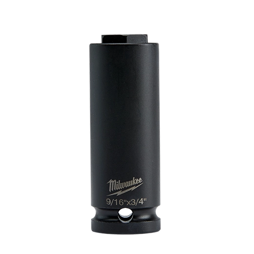 Cubo 2 en 1 Shockwave 12PT de 7/16" y 5/8" para instalaciones eléctricas de alta tensión Milwaukee 49-66-5120
