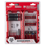 Juego de 26 piezas puntas PHILLIPS, planas, TORX, cuadradas, sockets, dados Milwaukee 48-32-4408 – imagen 4
