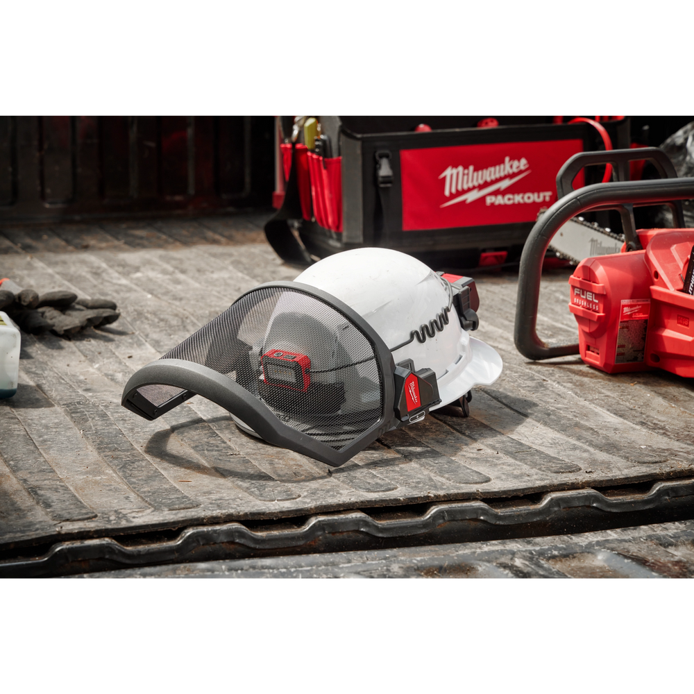 Protector facial completo BOLT™ - Malla metálica (compatible con cascos y cascos de seguridad de Milwaukee®) Milwaukee 48-73-1430 - imagen 6