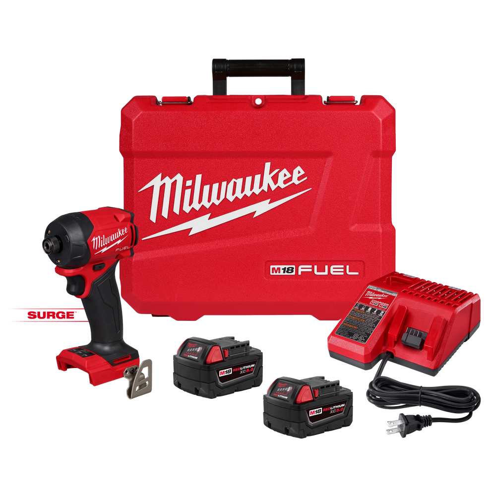 Kit de destornillador hidráulico hexagonal M18 FUEL™ SURGE™ de 1/4" Milwaukee 2761-22 - imagen 2