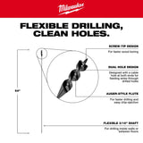 Broca de barrena de cable flexible de 9/16” x 54" de MILWAUKEE® Milwaukee 48-13-8256 - imagen 5