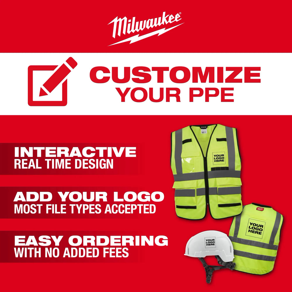 Chaleco de seguridad amarillo de alta visibilidad Clase 2: 2XL/3XL Milwaukee 48-73-5023 - imagen 3