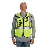Chaleco de seguridad amarillo desprendible de gran visibilidad clase 2 AR/FR Cat. 1 - S/M (ANSI/CSA) Milwaukee 48-73-5311 - imagen 8
