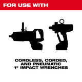 Cubo profundo de 6 puntas de 1-5/16" con boca de 1" SHOCKWAVE Impact Duty™ Milwaukee 49-66-6509 - imagen 3