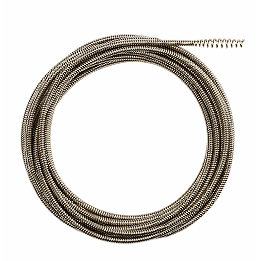 Sonda destapacaños con cabeza ahusada de 5/16" x 25' con revestimiento RUST GUARD™ para protección del núcleo Milwaukee 48-53-2561