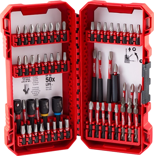 Set de puntas de impacto Shockwave de 54 piezas Milwaukee 48-32-4010