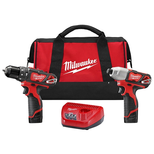 Combo M12™ de 2 herramientas inalámbricas con batería de iones de litio Milwaukee 2497-22