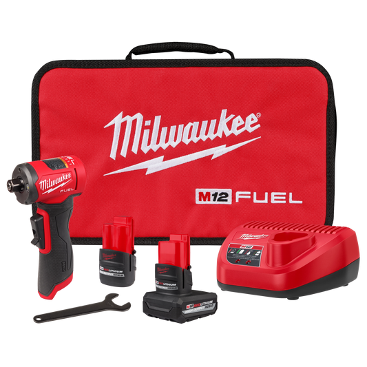 Kit de rectificadora de troqueles de ángulo recto M12 FUEL™ de 1/4" Milwaukee 3485-22