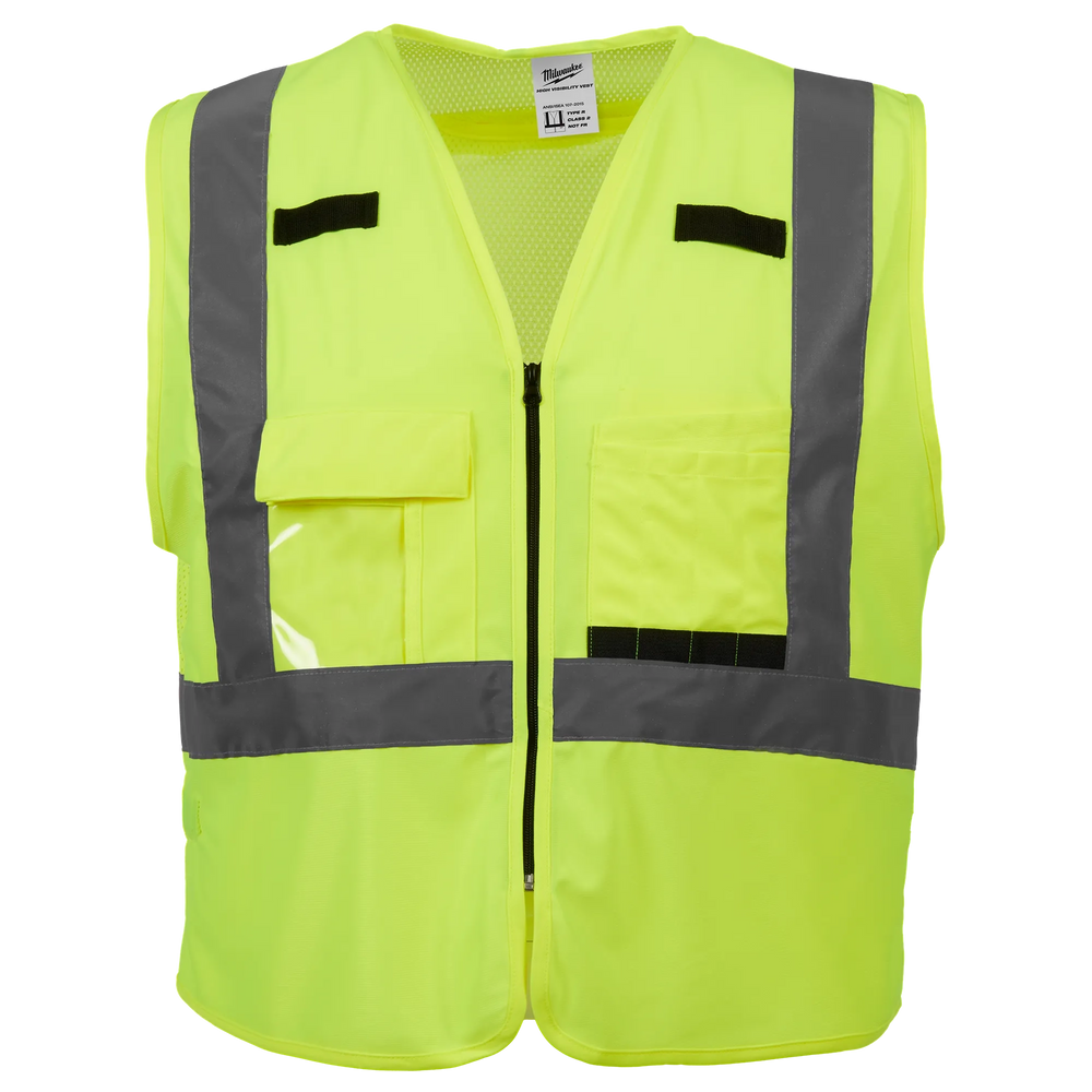 Chaleco de seguridad amarillo de alta visibilidad Clase 2: 2XL/3XL Milwaukee 48-73-5023 - imagen 2
