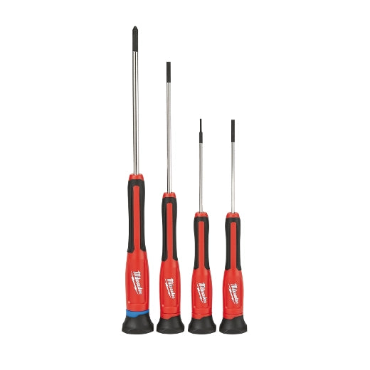 Juego de destornilladores de precisión de 4 piezas Milwaukee 48-22-2604