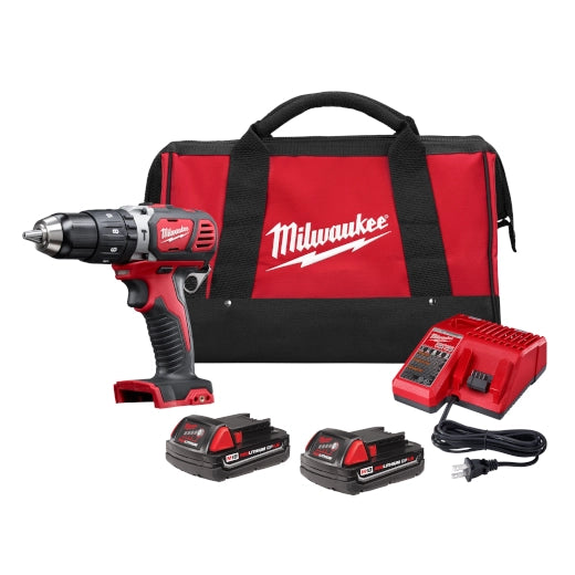 Kit de taladro percutor/destornillador compacto M18™ de 1/2" Milwaukee 2607-22CT